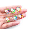 Alloy Unicorn Pendant With Oil Drop Design Handmade Jewelry Accessories For Diy Bracelets