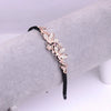 Alloy Velvet Rhinestone Headband Bow Handmade Hair Accessories For Women