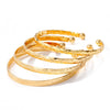 Alloy Vintage Exaggerated Personality Tapping Pattern Love Flower Pattern Horus Eye Opening Bracelet Electroplated