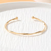 Alloy Vintage Exaggerated Personality Tapping Pattern Love Flower Pattern Horus Eye Opening Bracelet Electroplated