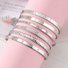 Alloy Vintage Exaggerated Personality Tapping Pattern Love Flower Pattern Horus Eye Opening Bracelet Electroplated