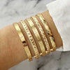 Alloy Vintage Exaggerated Personality Tapping Pattern Love Flower Pattern Horus Eye Opening Bracelet Electroplated
