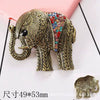 Alloy Vintage Lion Head Leopard Head Elephant Diy Handmade Electroplated Material
