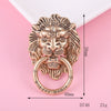 Alloy Vintage Lion Head Leopard Head Elephant Diy Handmade Electroplated Material