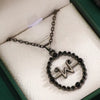 Alloy Wednesday Style Necklace And Earrings With Cross Crown Roman Numerals Pattern And Electroplating