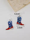 Alloy Western Cowboy Style Jewelry With Bull Head Horseshoe Hat Pattern And Electroplating