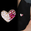 Alloy Wheat Ear Brooch Electroplating Women's Imitation Crystal Pin Clothes Sweater Suit Accessories