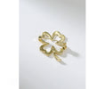 Alloy Women's Antirunning Light Brooch With Flower Pattern And Electroplating Treatment