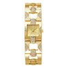 Alloy Women's Bracelet Watch Retro Style Square Strip Nailed Diamond Steel Band