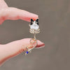 Alloy Women's Brooch With Flower Pattern And Electroplating Process Natural Style