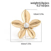 Alloy Women's Fashion Ring With Bow And Geometric Pattern Irregular Water Drop Shape Electroplated