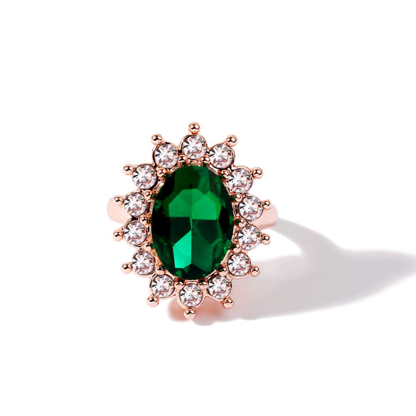 Alloy Women's Geometric Diamond Ring