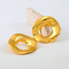 Alloy Women's Geometric Irregular Round Exaggerated Earrings