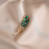 Alloy Women's Minimalist Flower Shaped Electroplated Brooch Accessories