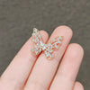 Alloy Women's Natural Style Flower Pattern Electroplated Brooch And Scarf Buckle