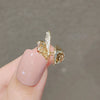 Alloy Women's Natural Style Flower Pattern Electroplated Brooch And Scarf Buckle