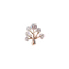 Alloy Women's Natural Style Tree Of Life Brooch With Flower Pattern And Electroplating Design