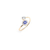 Alloy Women's Ring With Cartoon Characters And Diamond Design Retro Fashion Style Creative And Simple