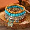 Alloy Wood Beads Beaded Accessories Retro Animal Style Unisex Bracelet