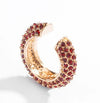 Alloy Zircon Electroplated Ctype Natural Style Earrings For Women