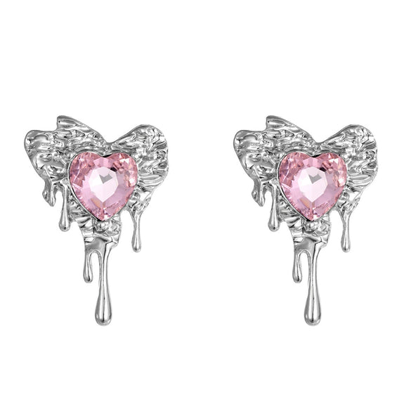 Alloy Zircon Geometric Star Tassel Women's Earrings Light Luxury Niche Ins Sweet Cool Highend