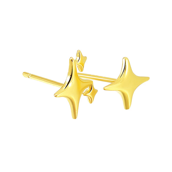 Alloy Zircon Geometric Star Tassel Women's Earrings Light Luxury Niche Ins Sweet Cool Highend