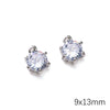 Alloy Zircon Jewelry Accessories With Square Pattern Love Key Butterfly Pendant For Diy Handmade Bracelet And Earrings