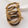 Alternative Stylish Exaggerated Punk Style Alloy Snakeshaped Animal Print Electroplated Unisex Bracelet Necklace