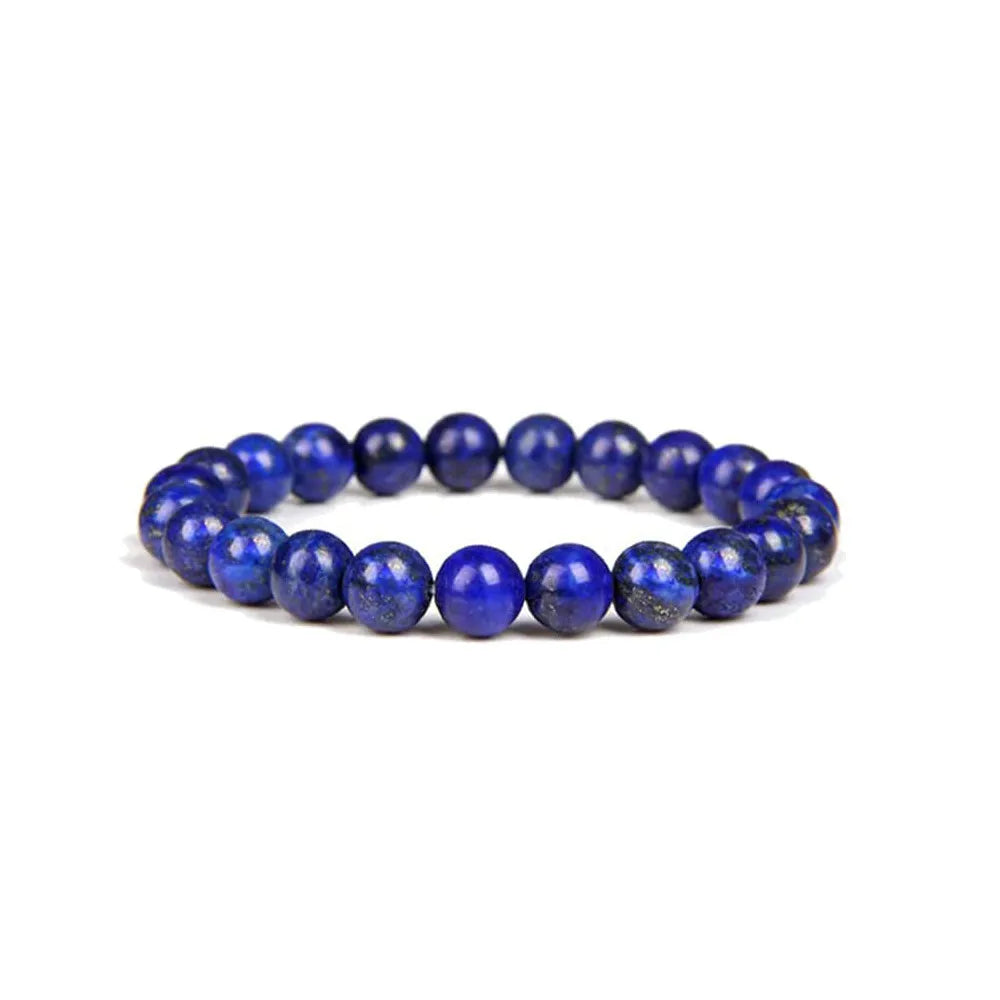 Explosions 8mm Natural Gem Bracelet For Men And Women Outdoor Yoga Elastic Bracelet Beads Agate Bracelet