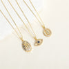 New Devil's Eye Zircon Pendant Necklace  Hot Selling Simple Retro Virgin Drop Necklace