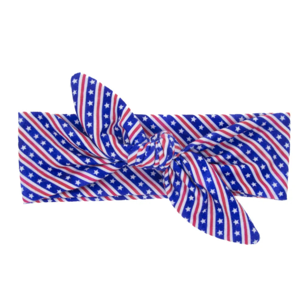 American Independence Day Children'S Elastic Print Bunny Ears Star Headband