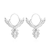 Fashion Wings Plating Alloy No Inlaid Earrings