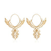 Fashion Wings Plating Alloy No Inlaid Earrings