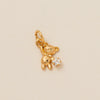 Animal Pendant Necklace Copper Glass Zircon Electroplating