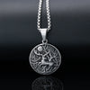 Animal Shape Geometric Stainless Steel Pendant Necklace With Polishing Treatment