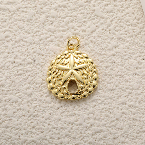 Animal Style Copper Platinum Plated Starfish Conch Love Jewelry Accessories Pendant With Zircon Eyes Turtle Wings Earrings Necklace Pendant