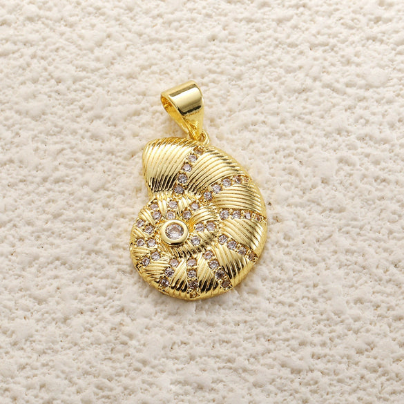 Animal Style Copper Platinum Plated Starfish Conch Love Jewelry Accessories Pendant With Zircon Eyes Turtle Wings Earrings Necklace Pendant
