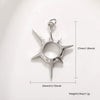 Animal Style Copper Platinum Plated Starfish Conch Love Jewelry Accessories Pendant With Zircon Eyes Turtle Wings Earrings Necklace Pendant