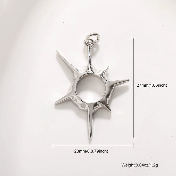 Animal Style Copper Platinum Plated Starfish Conch Love Jewelry Accessories Pendant With Zircon Eyes Turtle Wings Earrings Necklace Pendant