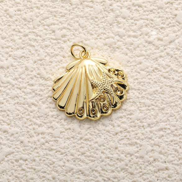 Animal Style Copper Platinum Plated Starfish Conch Love Jewelry Accessories Pendant With Zircon Eyes Turtle Wings Earrings Necklace Pendant