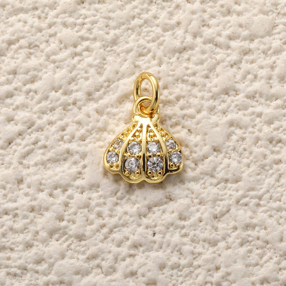 Animal Style Copper Platinum Plated Starfish Conch Love Jewelry Accessories Pendant With Zircon Eyes Turtle Wings Earrings Necklace Pendant