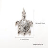 Animal Style Copper Platinum Plated Starfish Conch Love Jewelry Accessories Pendant With Zircon Eyes Turtle Wings Earrings Necklace Pendant