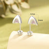 Animal Zodiac Style Metal Electroplated Kitten Ear Titanium Steel Ear Bone Nail Women's Earrings