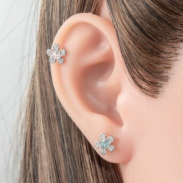 Animal Zodiac Style Titanium Steel Electroplated Cartilage Puncture Earrings