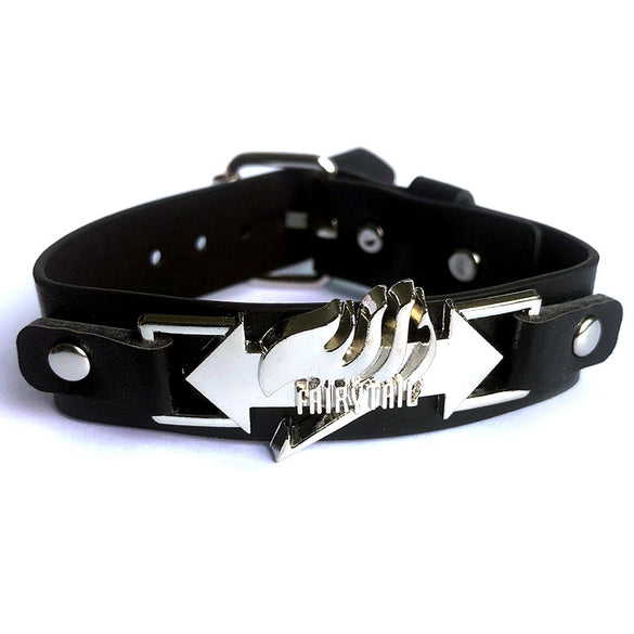 Anime Peripheral Bracelet Artificial Leather Death Logo Punk Style