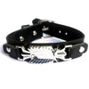 Anime Peripheral Bracelet Artificial Leather Death Logo Punk Style