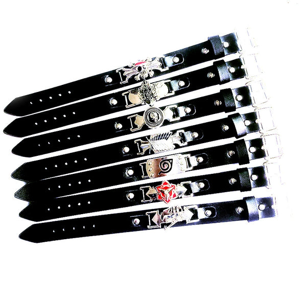 Anime Peripheral Bracelet Artificial Leather Death Logo Punk Style