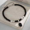 Anklet Glass Glaze Ushape Alloy Inlaid Artificial And Semiprecious Stones Men's Hiphop Simple