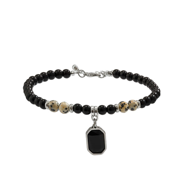 Anklet Glass Glaze Ushape Alloy Inlaid Artificial And Semiprecious Stones Men's Hiphop Simple