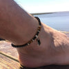 Anklet Glass Glaze Ushape Alloy Inlaid Artificial And Semiprecious Stones Men's Hiphop Simple